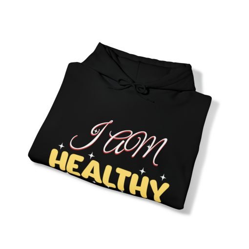 Manifestation Hooded Sweatshirt – I am healthy - Image 5