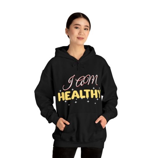 Manifestation Hooded Sweatshirt – I am healthy - Image 6