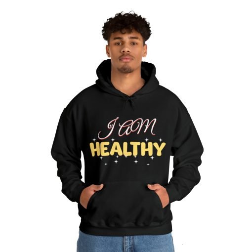Manifestation Hooded Sweatshirt – I am healthy - Image 7